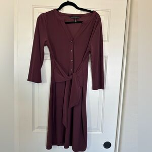 WHBM matte jersey dress NWOT S
